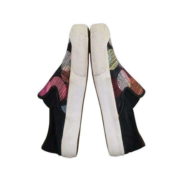 Roxy Shoes Womens 7.5 Slip On Sneakers Casual Canvas Pepperdine Print Lifestyle - Picture 8 of 14